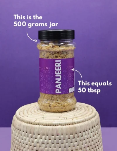 500 grams panjeeri jar